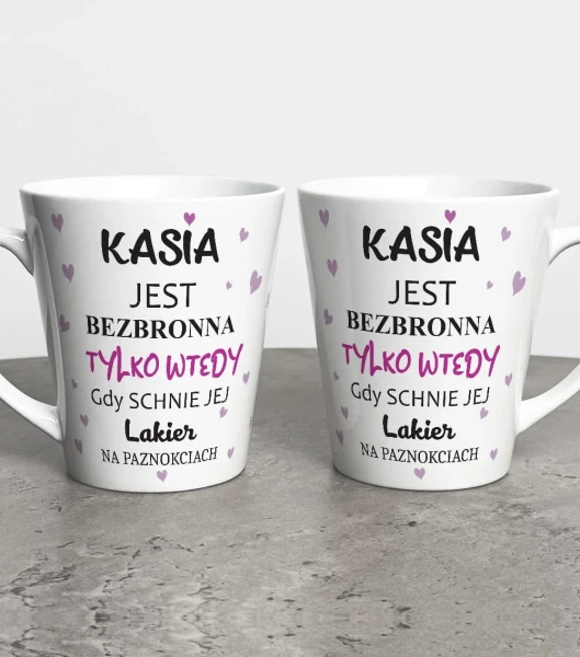 Kubek Latte Na Dzień Kobiet Z Imieniem – miniatura 1000 × 1134