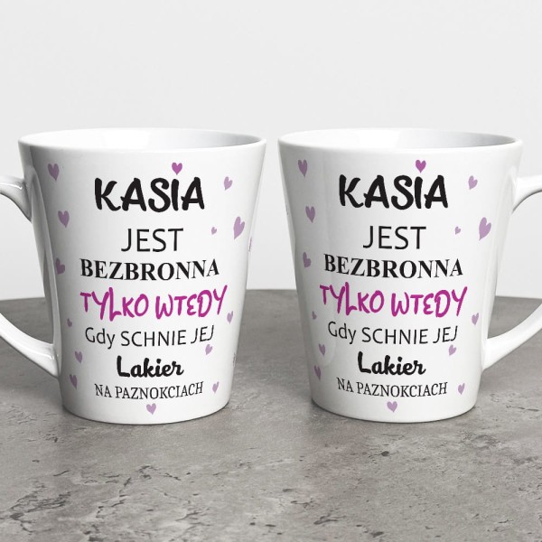 Kubek Latte Na Dzień Kobiet Z Imieniem