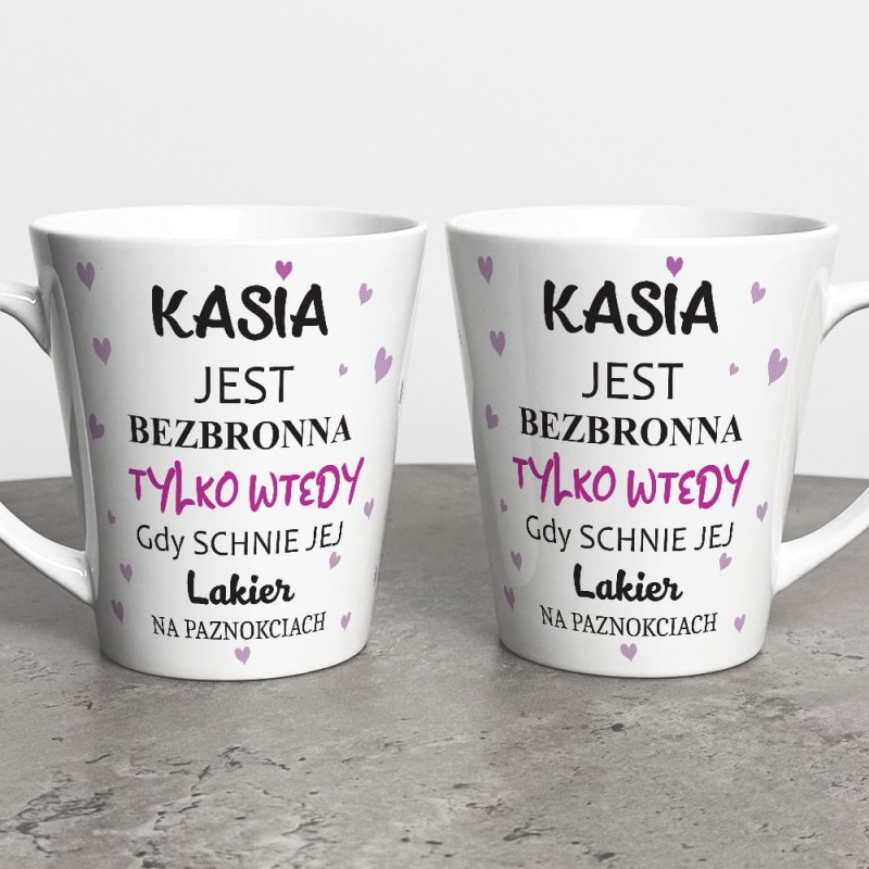 Kubek Latte Na Dzień Kobiet Z Imieniem