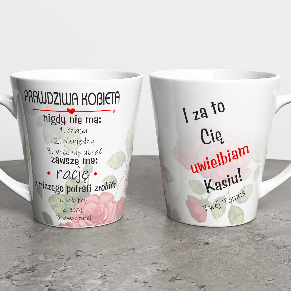 Kubek Latte Na Dzień Kobiet Z Imionami