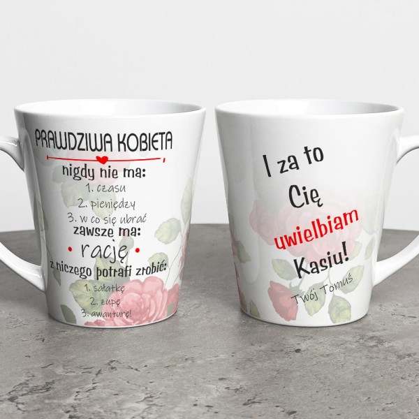 Kubek Latte Na Dzień Kobiet Z Imionami