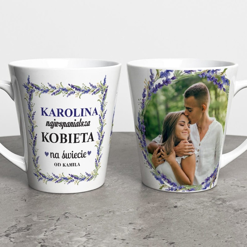 Kubek Latte Na Dzień Kobiet Ze Zdjęciem I Imionami
