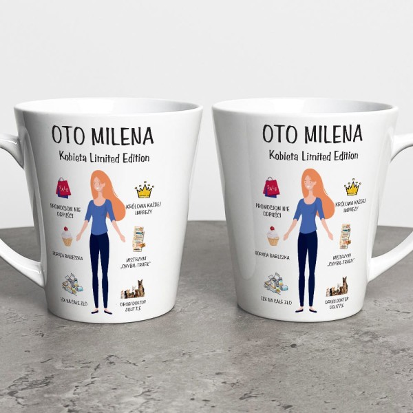 Kubek Latte Na Dzień Kobiet Z Imieniem