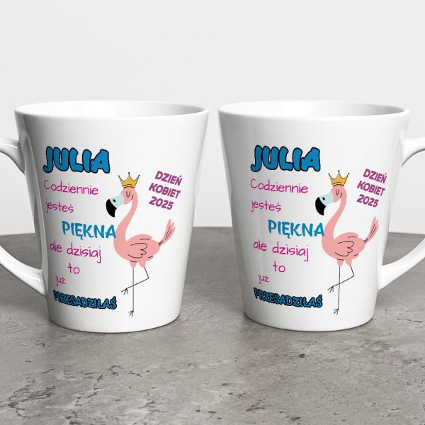 Kubek Latte Na Dzień Kobiet Z Imieniem