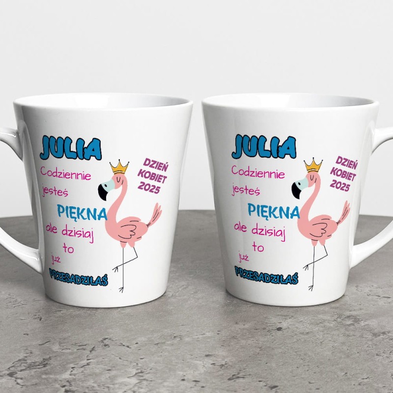 Kubek Latte Na Dzień Kobiet Z Imieniem