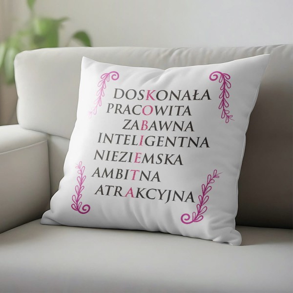 Poduszka Na Dzień Kobiet Z Imieniem