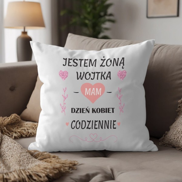 Poduszka Na Dzień Kobiet Z Imieniem