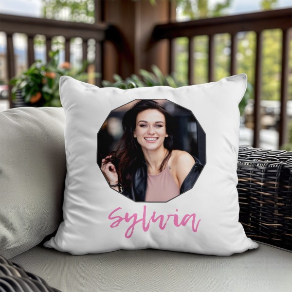 Poduszka Na Dzień Kobiet Ze Zdjęciem i Imieniem