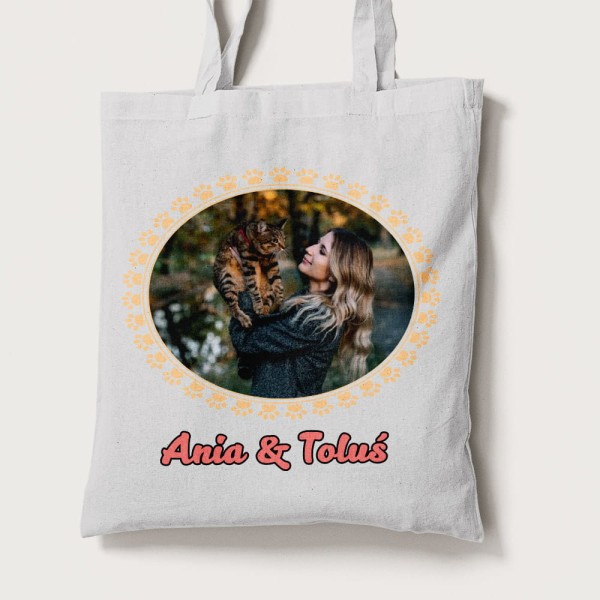 Torba Na Dzień Kobiet Z Imieniem i Zdjęciem