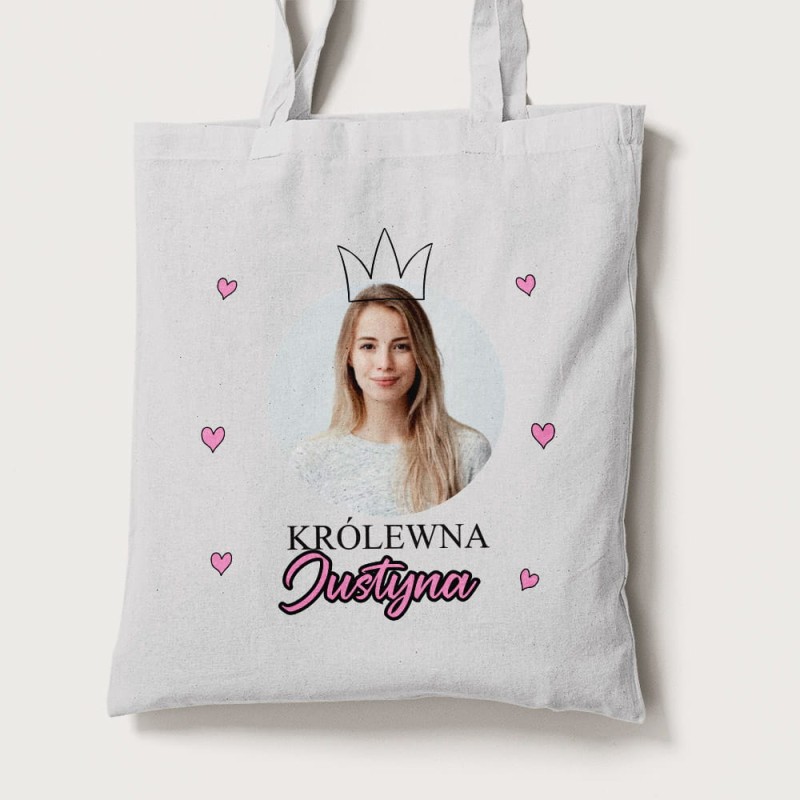 Torba Na Dzień Kobiet Z Imieniem i Zdjęciem