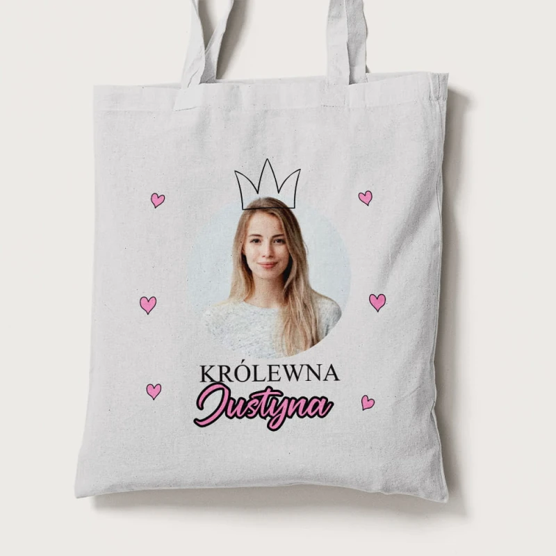 Torba Na Dzień Kobiet Z Imieniem i Zdjęciem