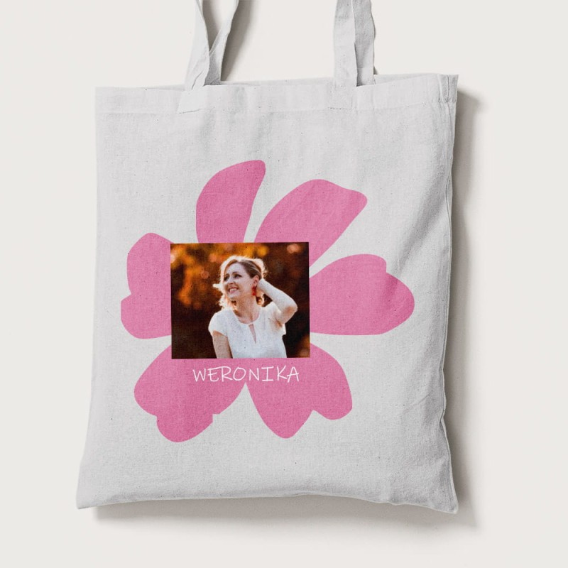 Torba Na Dzień Kobiet Ze Zdjęciem i Imieniem