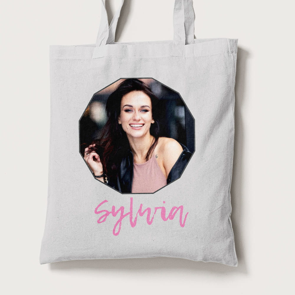 Torba Na Dzień Kobiet Ze Zdjęciem i Imieniem