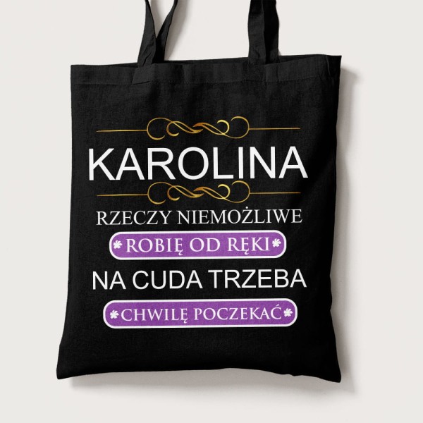 Torba Na Dzień Kobiet Ze Zdjęciem i Imieniem