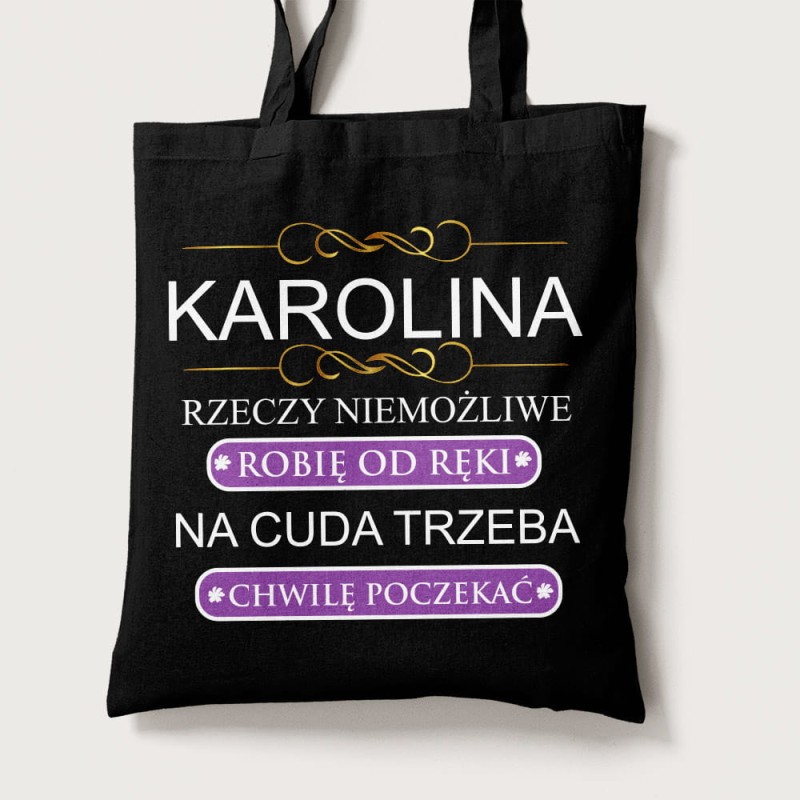 Torba Na Dzień Kobiet Ze Zdjęciem i Imieniem