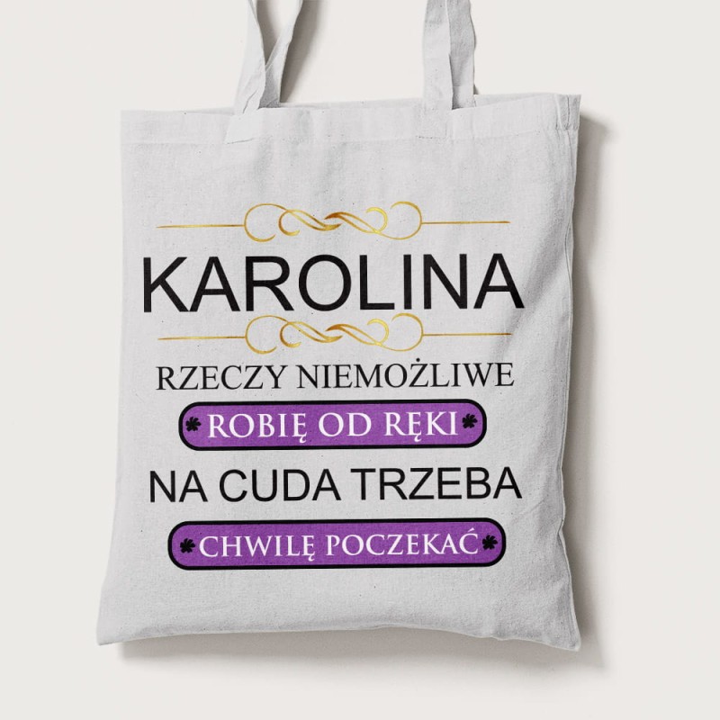 Torba Na Dzień Kobiet Ze Zdjęciem i Imieniem
