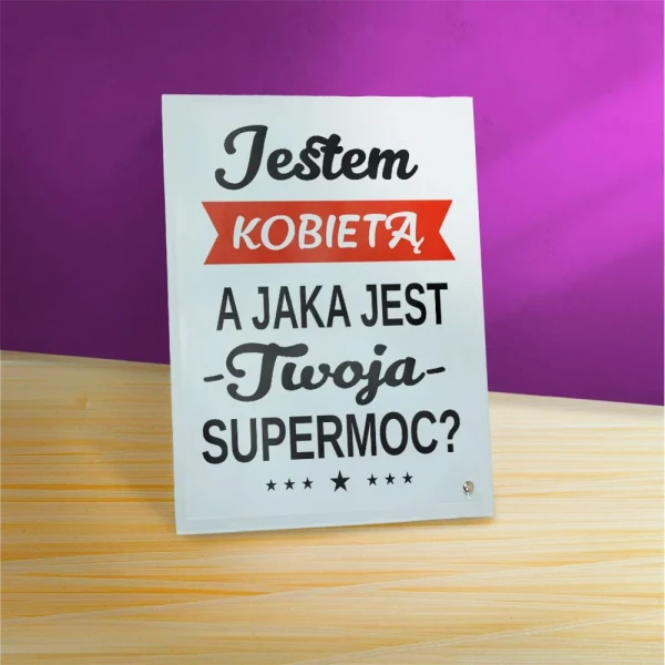 Ramka Szklana Prezent Na Dzień Kobiet