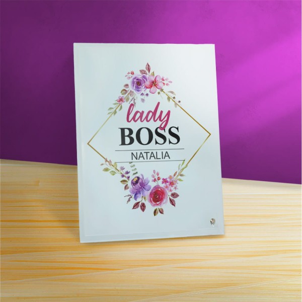 Ramka Na Dzień Kobiet Z Imieniem Na Szkle