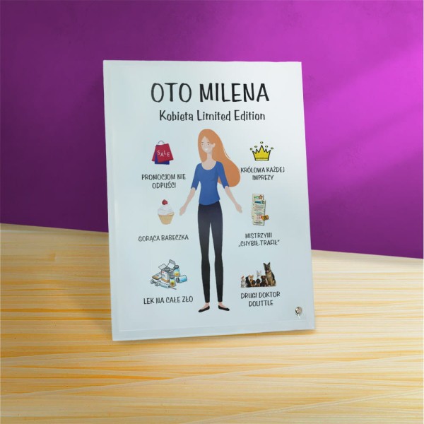 Ramka Na Dzień Kobiet Z Imieniem Na Szkle