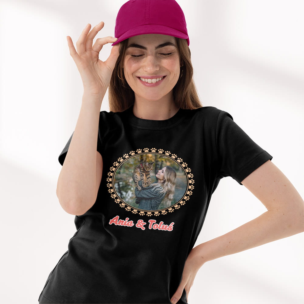 Koszulka Na Dzień Kobiet Z Imieniem i Zdjęciem