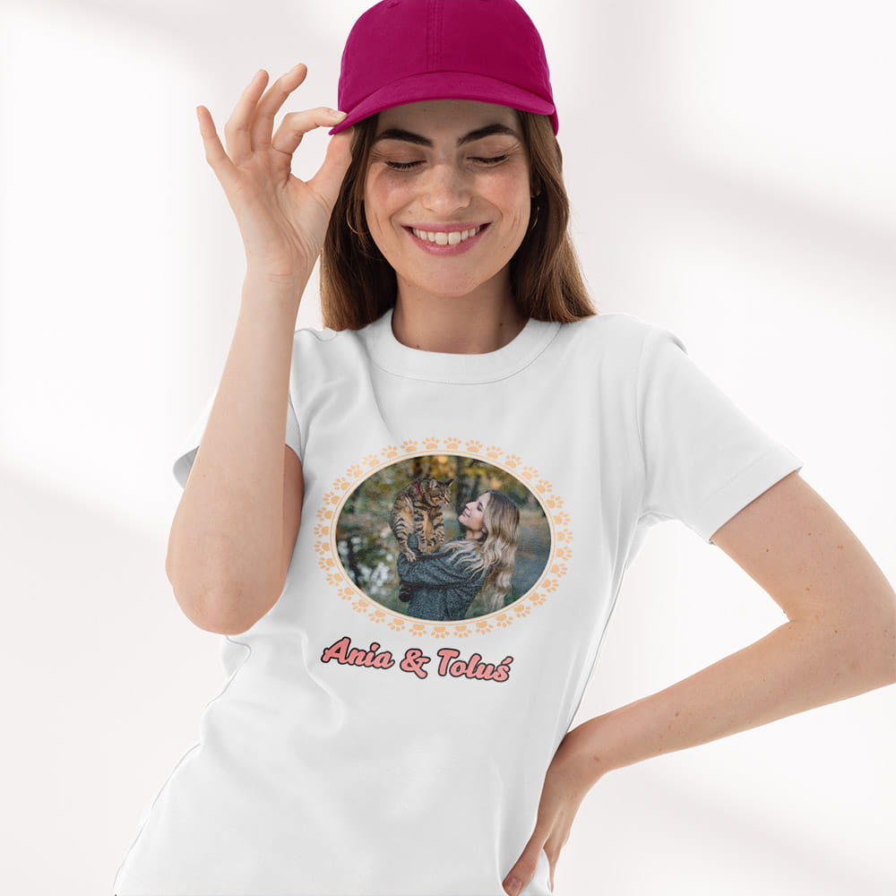 Koszulka Na Dzień Kobiet Z Imieniem i Zdjęciem