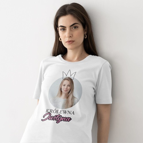 Koszulka Na Dzień Kobiet Ze Zdjęciem i Imieniem