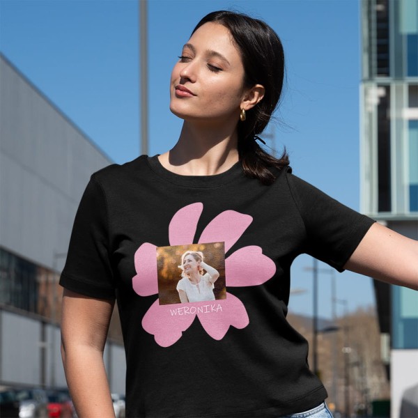 Koszulka Na Dzień Kobiet Ze Zdjęciem i Imieniem