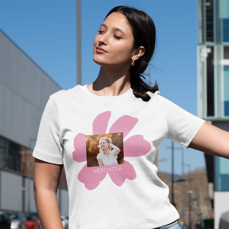 Koszulka Na Dzień Kobiet Ze Zdjęciem i Imieniem