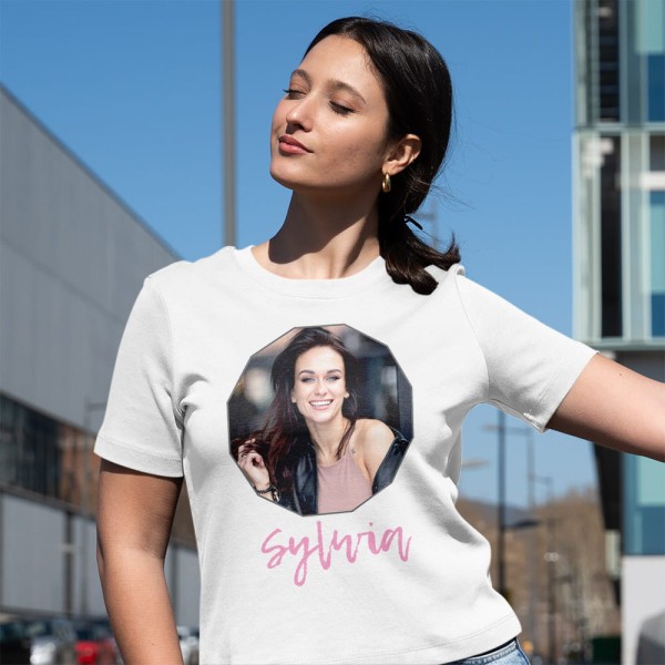 Koszulka Na Dzień Kobiet Ze Zdjęciem i Imieniem