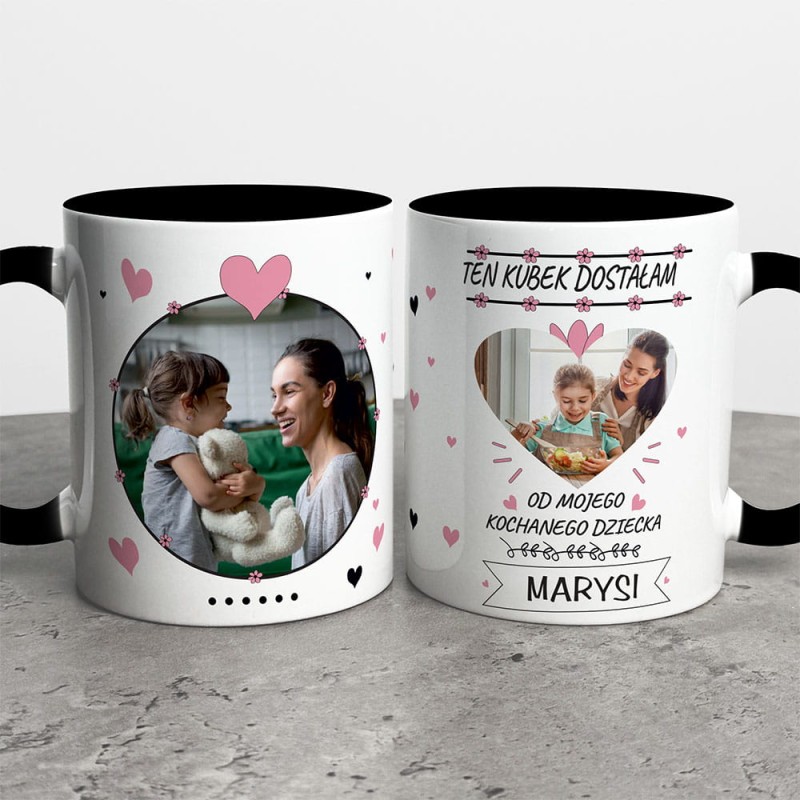 Kubek Na Dzień Mamy Ze Zdjęciem i Imieniem