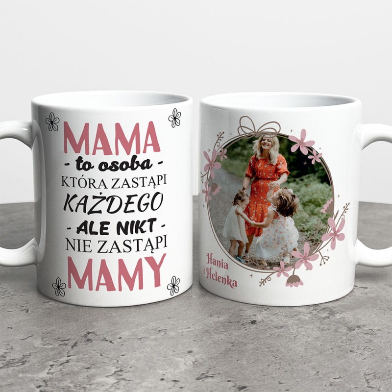 Kubek Na Dzień Mamy Ze Zdjęciem i Imieniem