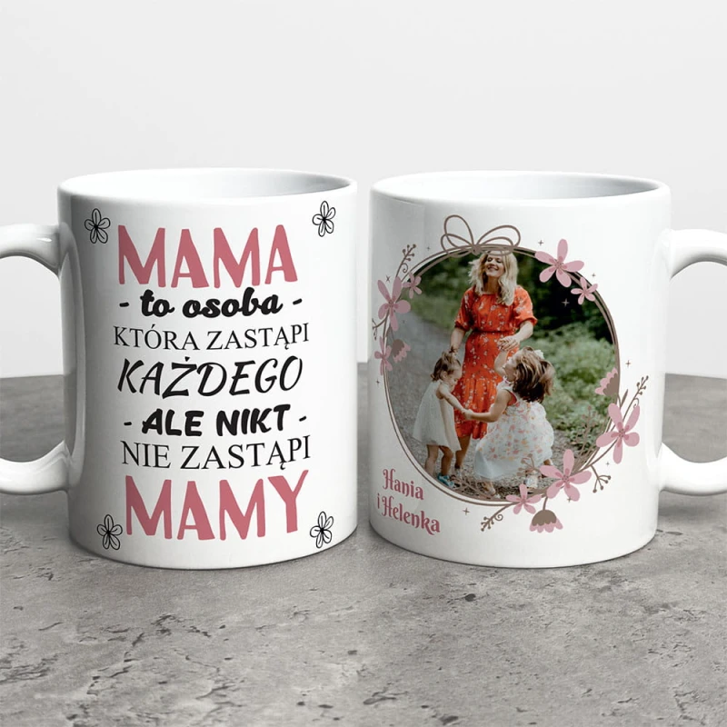 Kubek Na Dzień Mamy Ze Zdjęciem i Imieniem