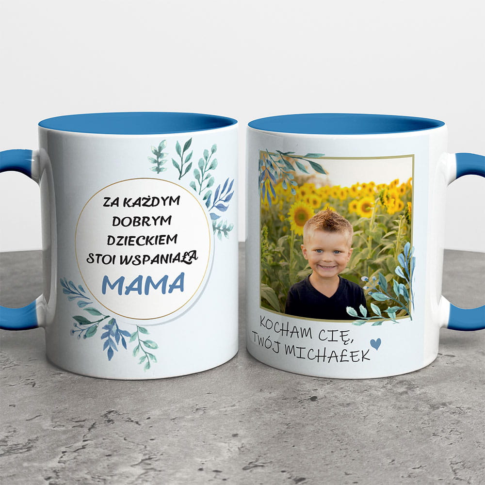 Kubek Na Dzień Mamy Ze Zdjęciem i Imieniem