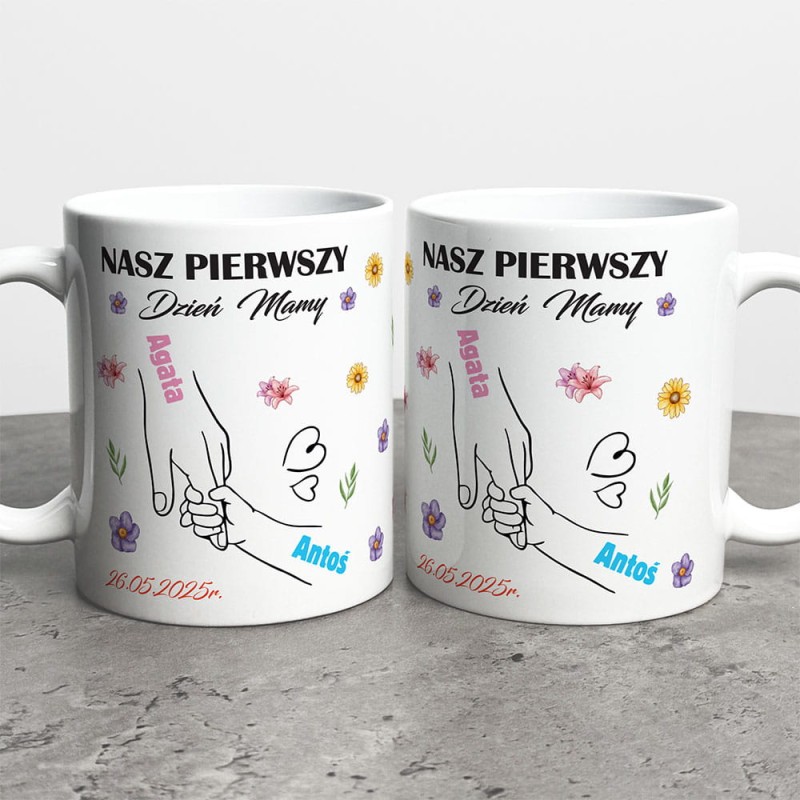 Kubek Na  Pierwszy Dzień Mamy Z Imieniem