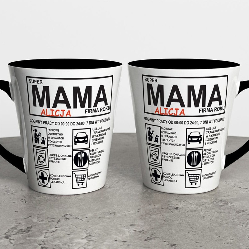 Kubek Latte Na Dzień Mamy Z Imieniem