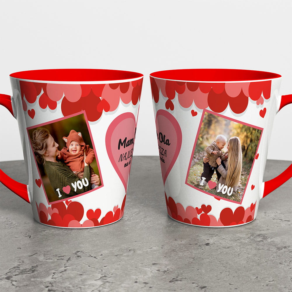 Kubek Latte Na Dzień Mamy Ze Zdjęciem