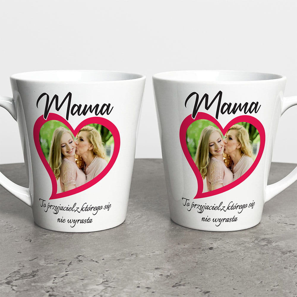 Kubek Latte Na Dzień Mamy Ze Zdjęciem