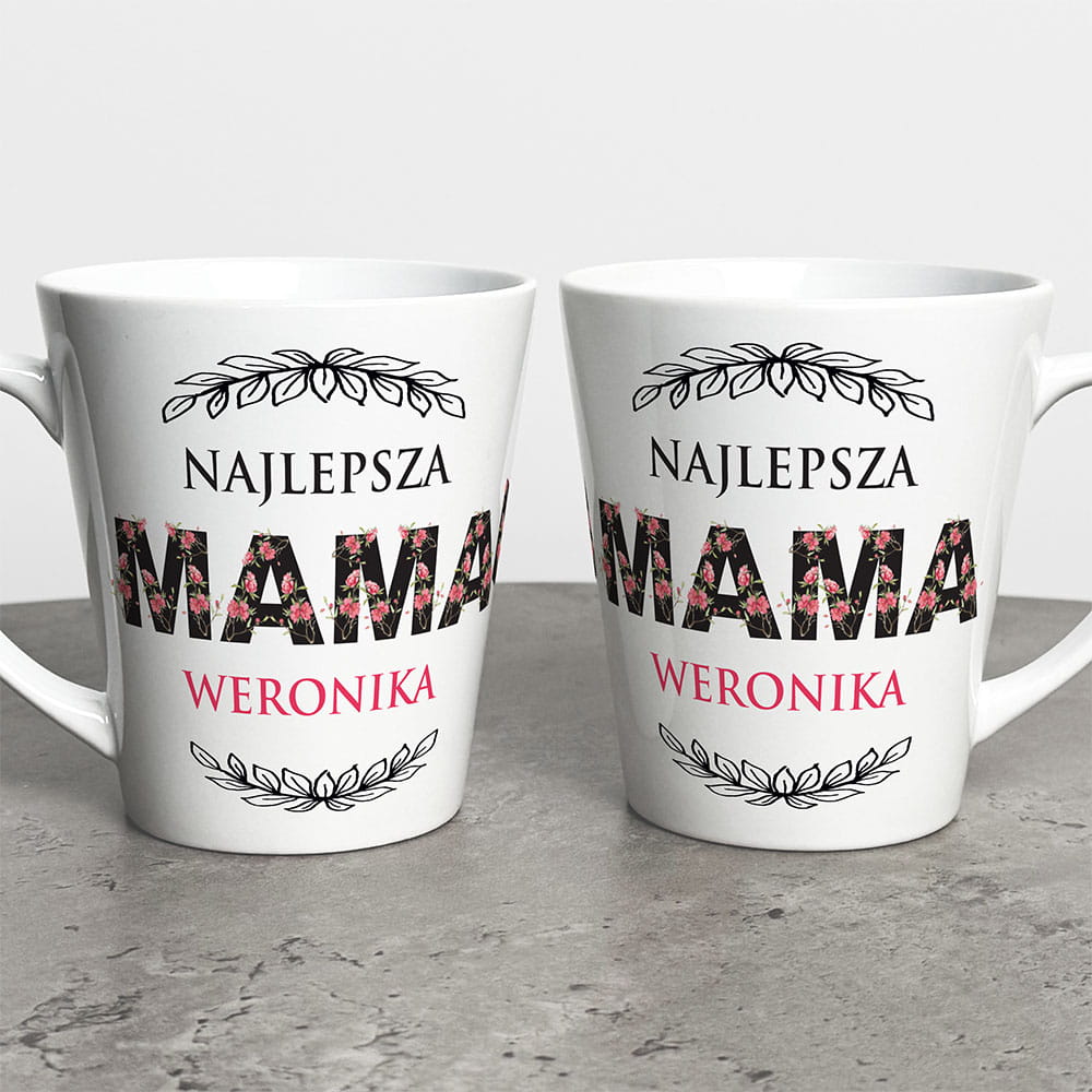 Kubek Latte Na Dzień Mamy Z Imieniem