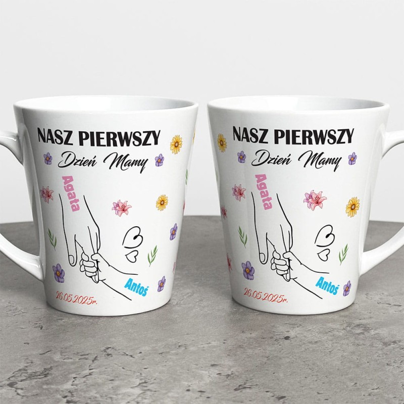 Kubek Latte Na Pierwszy Dzień Mamy Z Imieniem
