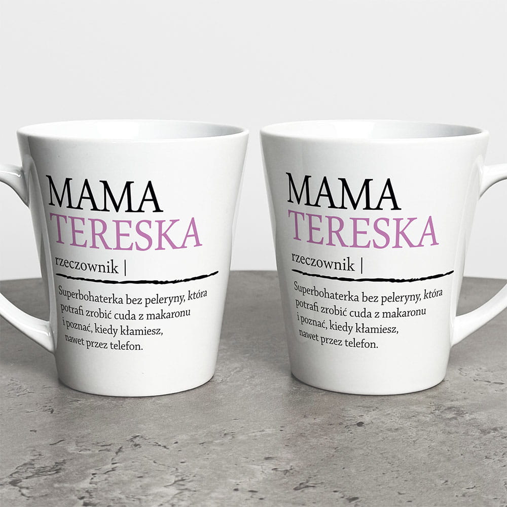 Kubek Latte Na Dzień Mamy Z Imieniem