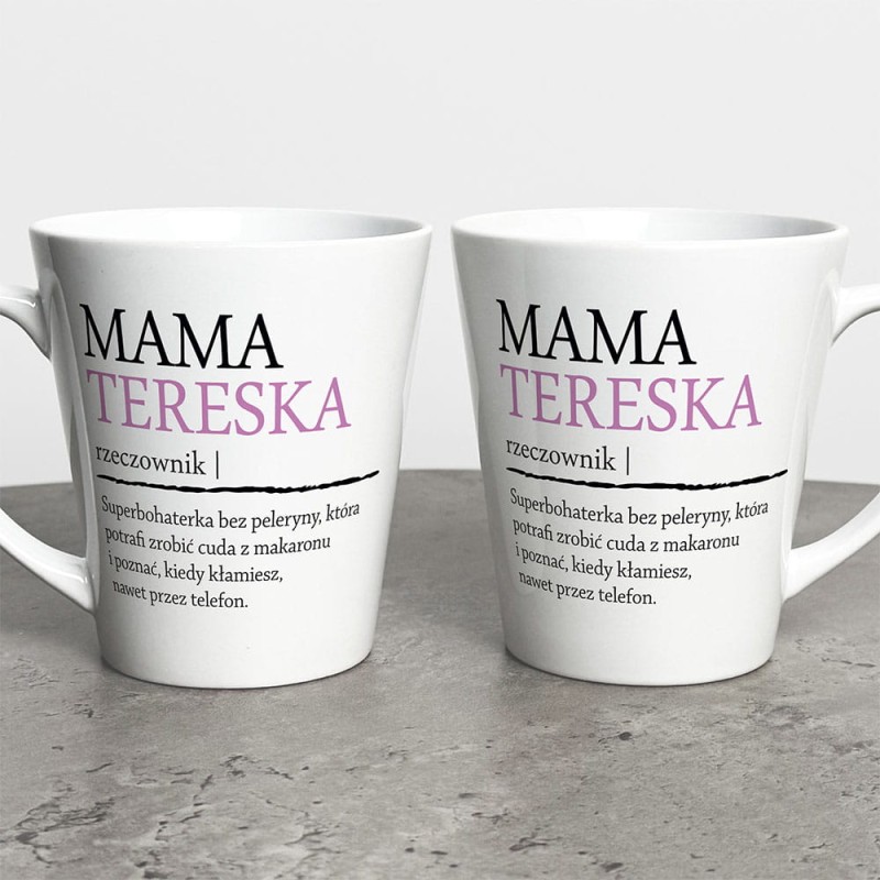 Kubek Latte Na Dzień Mamy Z Imieniem