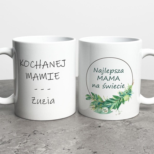 Kubek Najlepsza Mama Na Świecie z imieniem