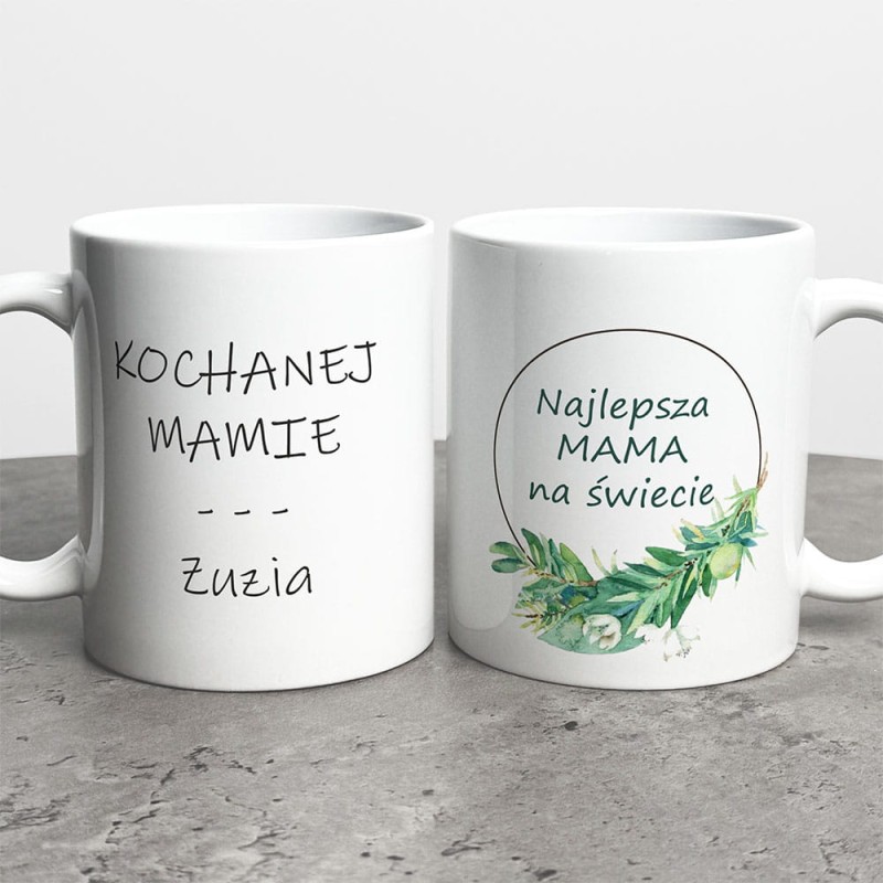 Kubek Najlepsza Mama Na Świecie z imieniem