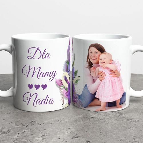 Kubek Prezent Dla Mamy Ze Zdjęciem i imieniem