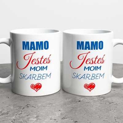 Kubek Mamo Jesteś Moim Skarbem