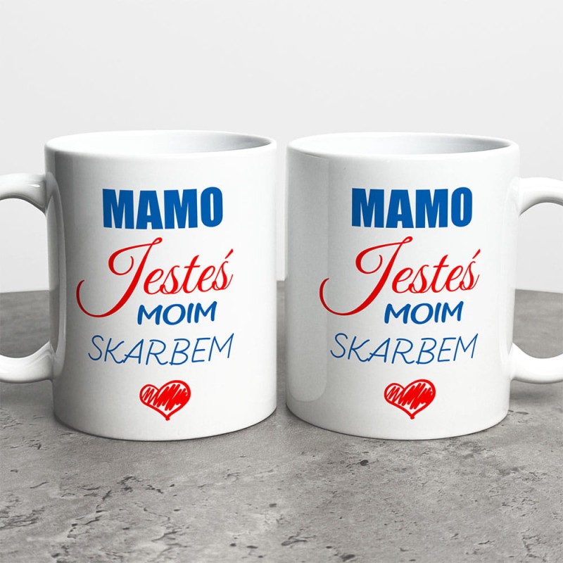 Kubek Prezent Dla Mamy Mamo Jesteś Moim Skarbem