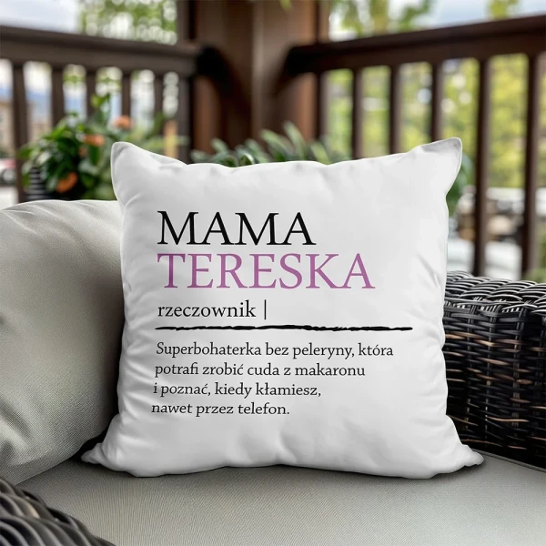 Poduszka Na Dzień Mamy Z Imieniem
