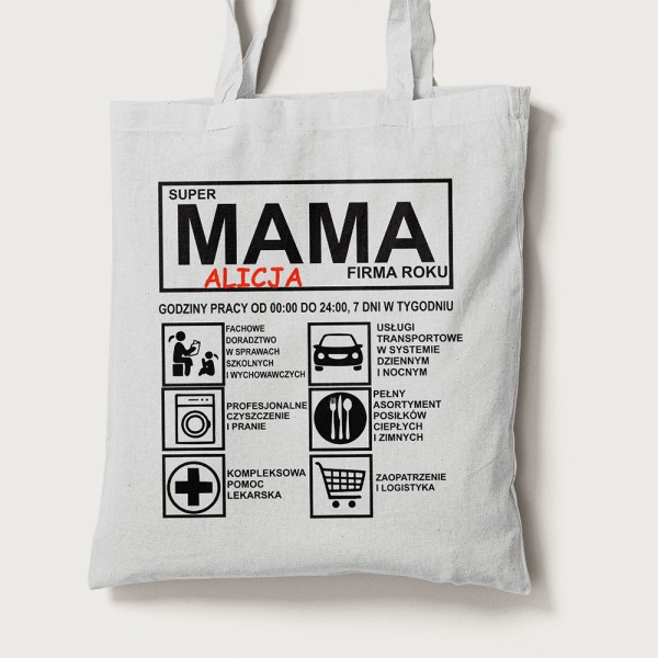Torba Na Dzień Mamy Z Imieniem