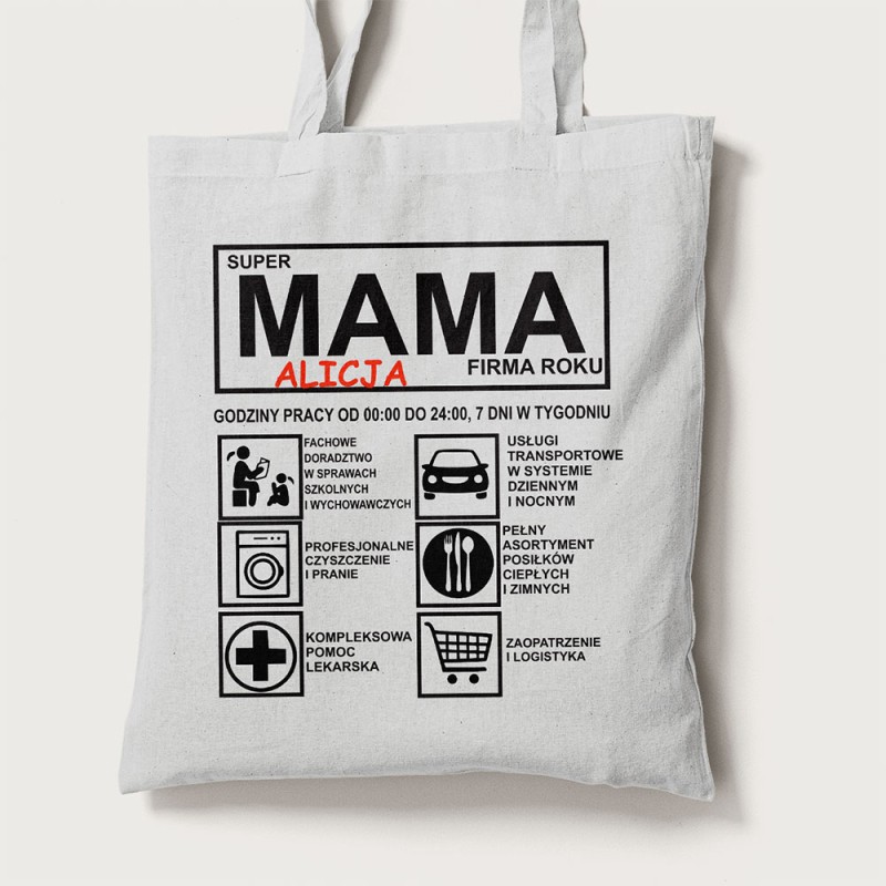 Torba Na Dzień Mamy Z Imieniem
