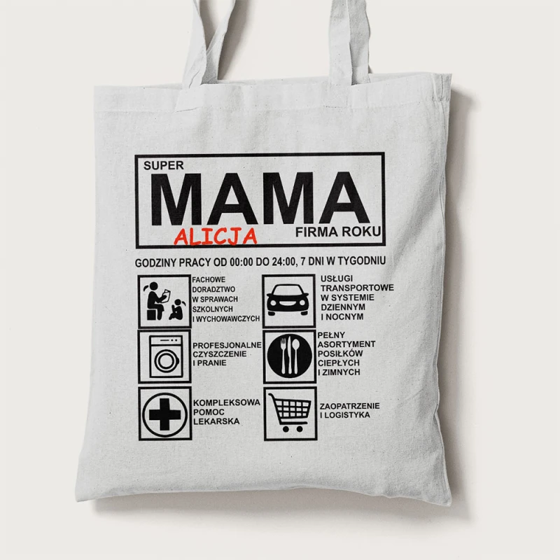 Torba Na Dzień Mamy Z Imieniem